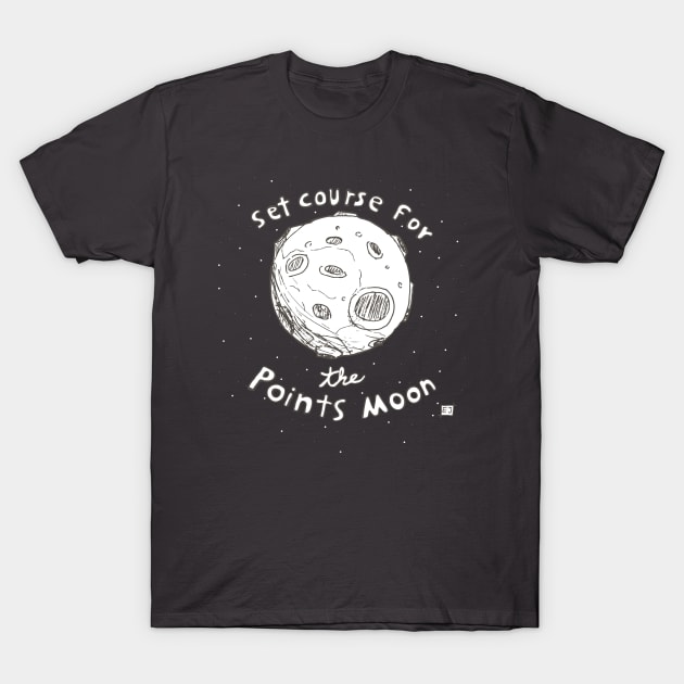 The Points Moon! T-Shirt by FanaticalFics